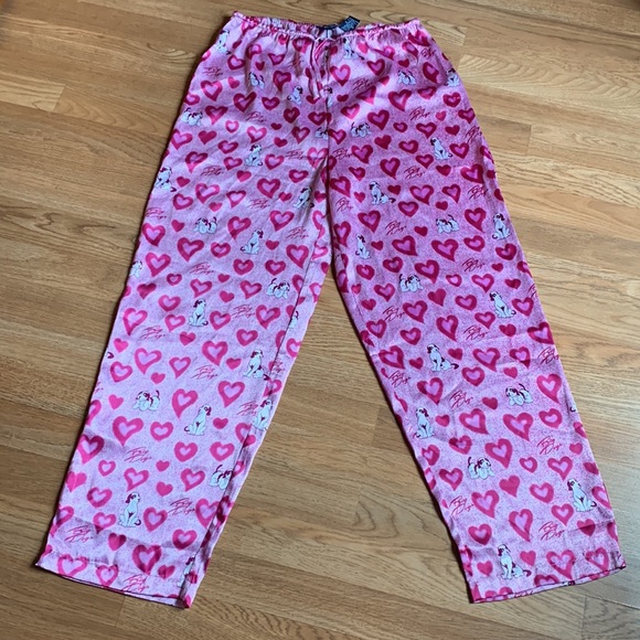 1990’s Vintage Fun+Attitude Big Dogs hot pink 2 pc pajama set. Size Medium. - Picture 3 of 15